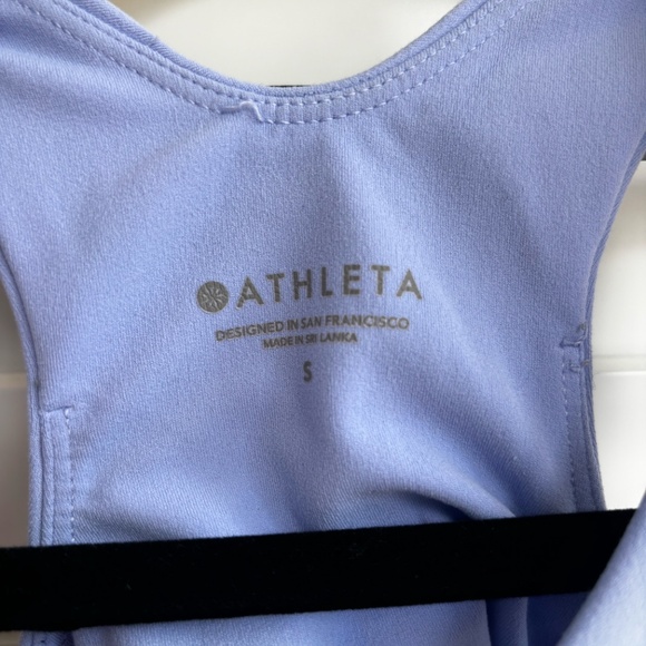 Athleta Athletic Crop Sports Bra Top (small stain) - Picture 4 of 4